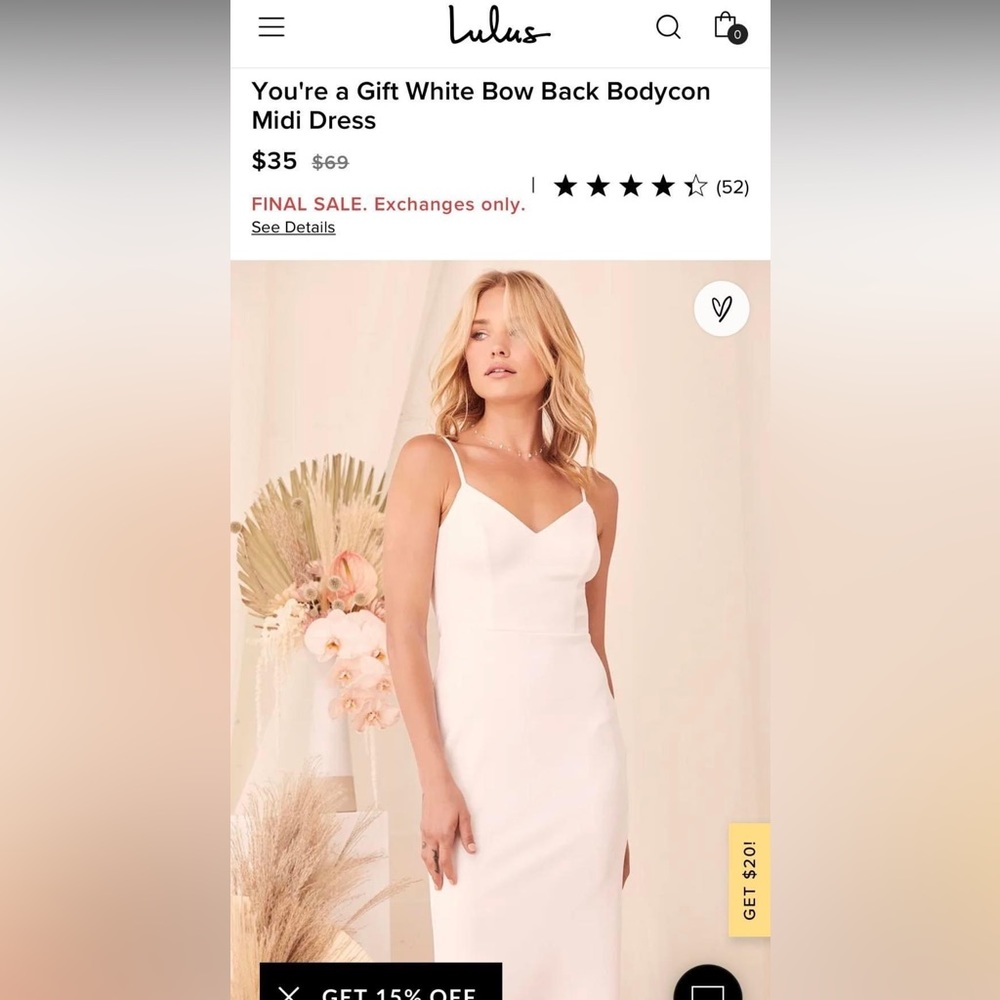 Lulus midi dress